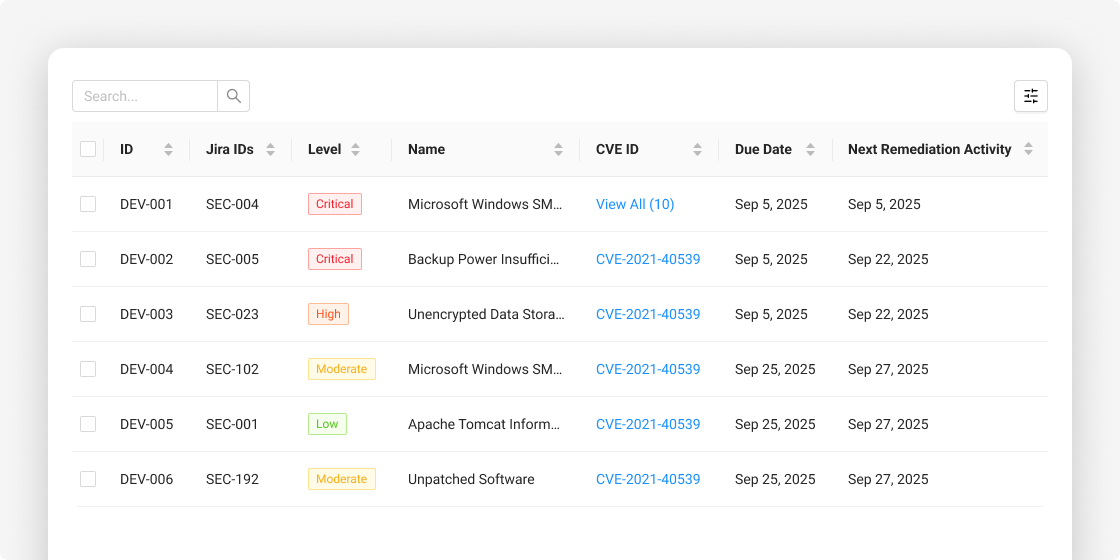 Don't lose track of activity due dates. Vendor check-ins are notoriously difficult to manage manually..png