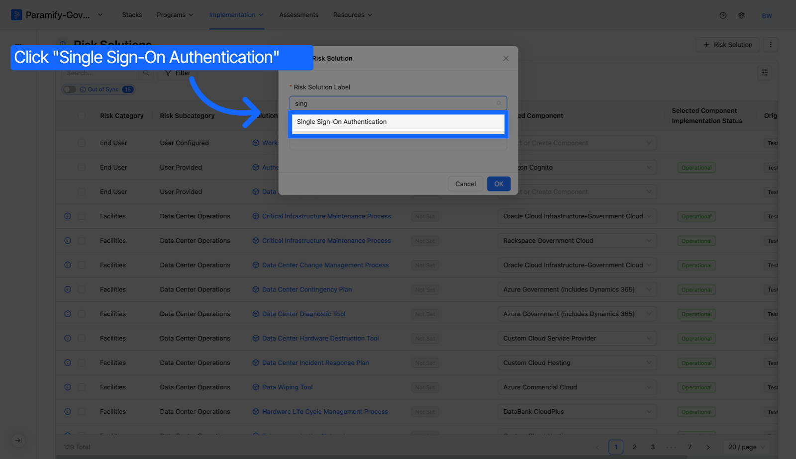 Open Single Sign-On Authentication